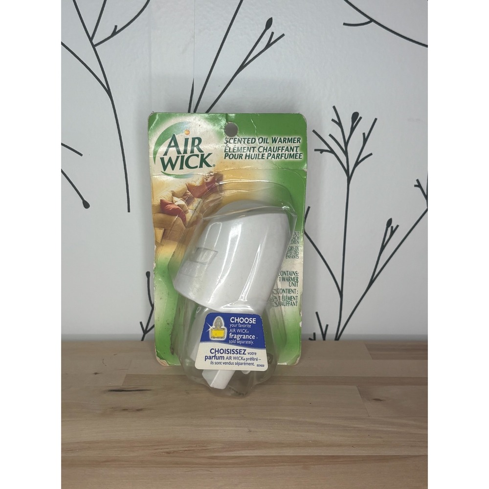 Air Wick Scented Oil Warmer Plug-In Adjustable White 0021930 Vintage 2004 New